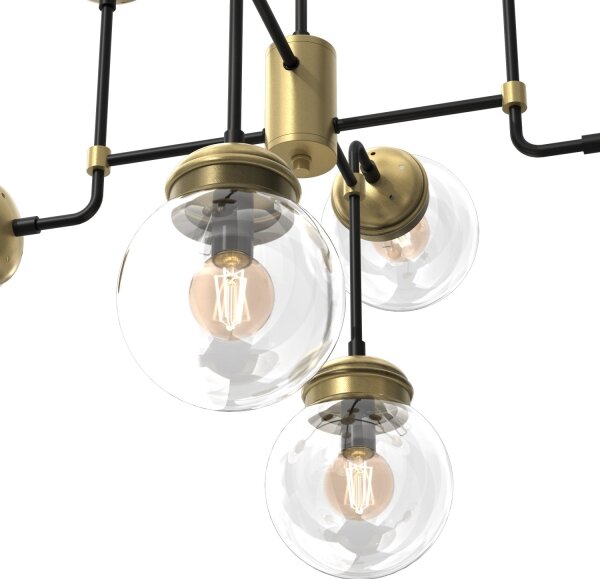 Lustră pe tijă HYDRO 8xE14/60W/230V