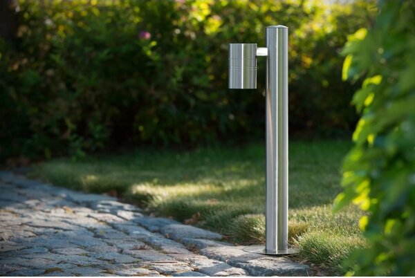 Lucide 14867/49/12 - Lampă exterior LED ARNE-LED 1xGU10/5W/230V crom mat