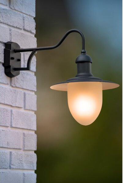 Lucide 11871/01/30 - Aplica perete exterior ARUBA 1xE27/24W/230V