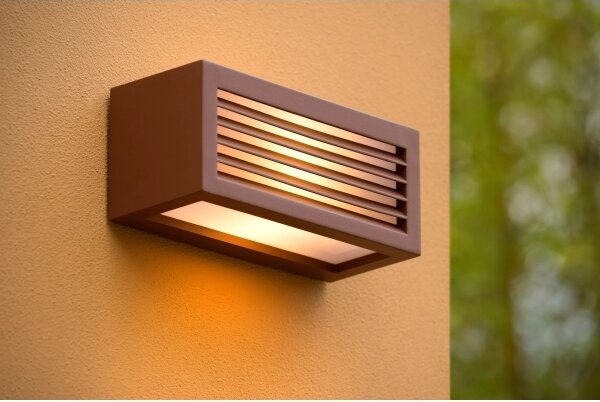 Lucide 27853/01/97 - Aplica perete exterior DIMO 1xE27/18W/230V IP54