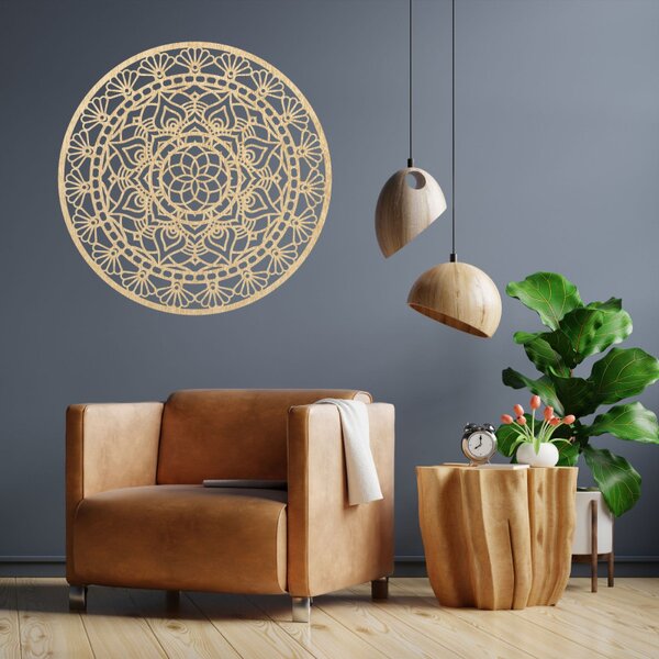 Mandala din lemn pe perete Design | AFRODITA