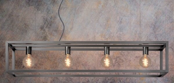 Lucide 31472/04/15 - Lampa suspendata ORIS 4xE27/60W/230V