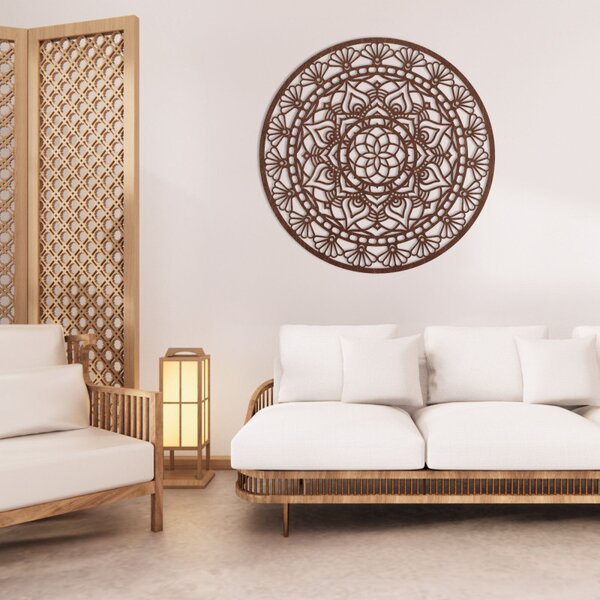 Mandala din lemn pe perete Design | AFRODITA