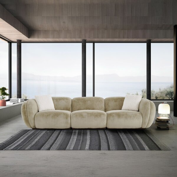 Canapea dumonde cu sezut confortabil din spuma high-density Eternity 318x112 cm