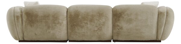 Canapea dumonde cu sezut confortabil din spuma high-density Eternity 318x112 cm