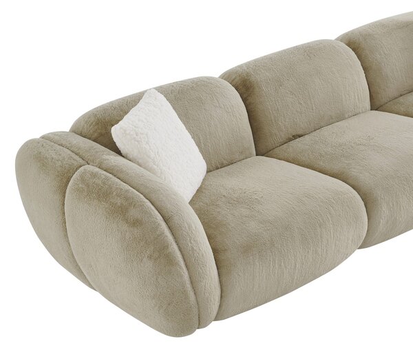 Canapea dumonde cu sezut confortabil din spuma high-density Eternity 318x112 cm
