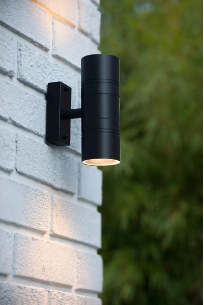Lucide 14867/11/30 - Aplică perete exterior LED ARNE-LED 2xGU10/5W/230V