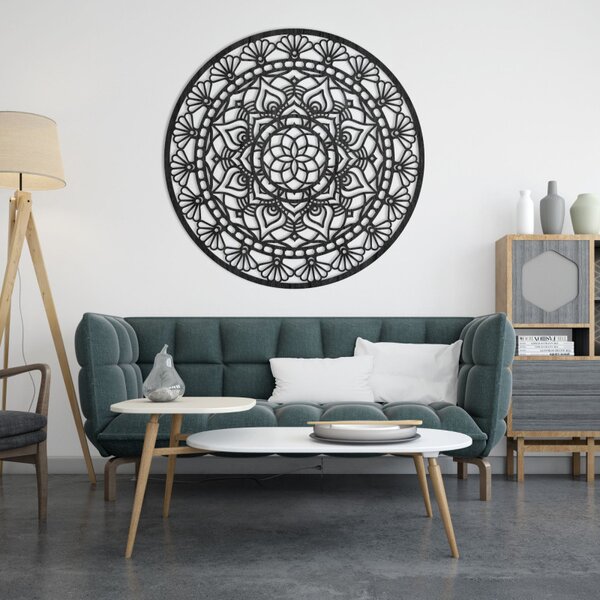 Mandala din lemn pe perete Design | AFRODITA