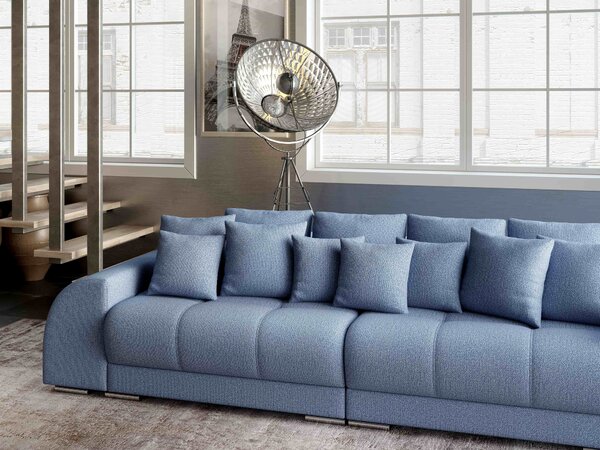 Canapea extensibilă dumonde cu 2 lăzi de depozitare Verona Enjoy Blue 310x120 cm