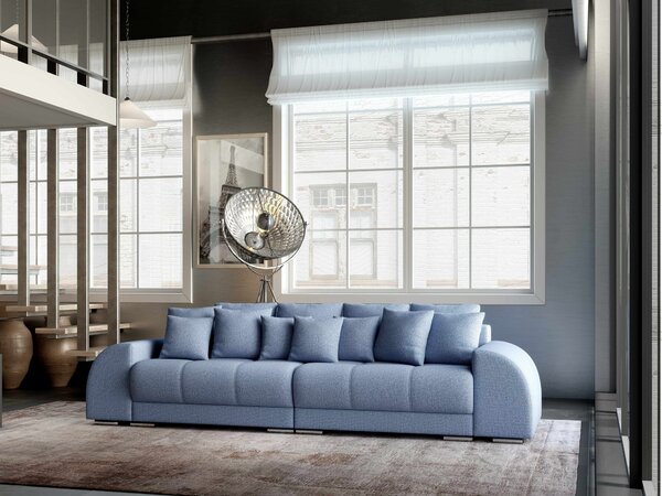 Canapea extensibilă dumonde cu 2 lăzi de depozitare Verona Enjoy Blue 310x120 cm