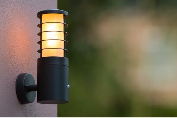 Lucide 14871/01/30 - Aplica perete exterior cu senzor SOLID 1xE27/60W/230V
