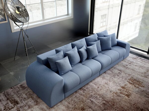 Canapea extensibilă dumonde cu 2 lăzi de depozitare Verona Enjoy Blue 310x120 cm