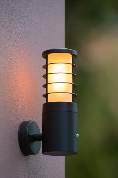 Lucide 14871/01/30 - Aplica perete exterior cu senzor SOLID 1xE27/60W/230V