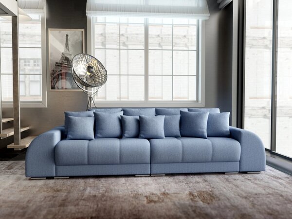 Canapea extensibilă dumonde cu 2 lăzi de depozitare Verona Enjoy Blue 310x120 cm