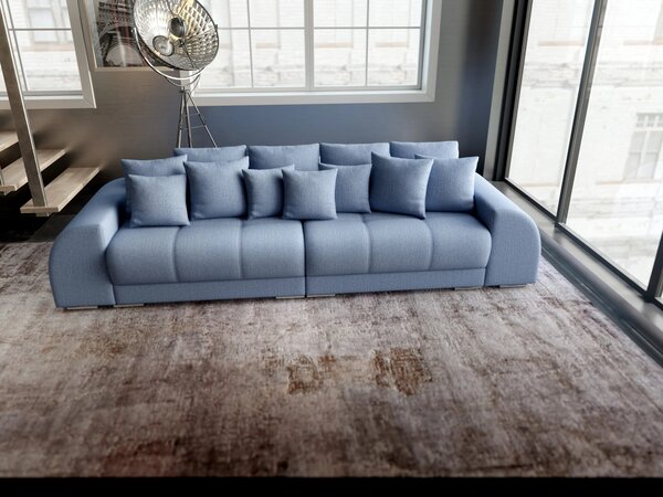 Canapea extensibilă dumonde cu 2 lăzi de depozitare Verona Enjoy Blue 310x120 cm