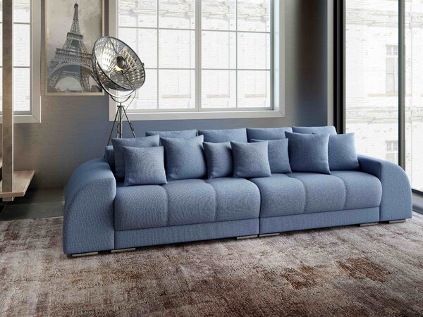 Canapea extensibilă dumonde cu 2 lăzi de depozitare Verona Enjoy Blue 310x120 cm
