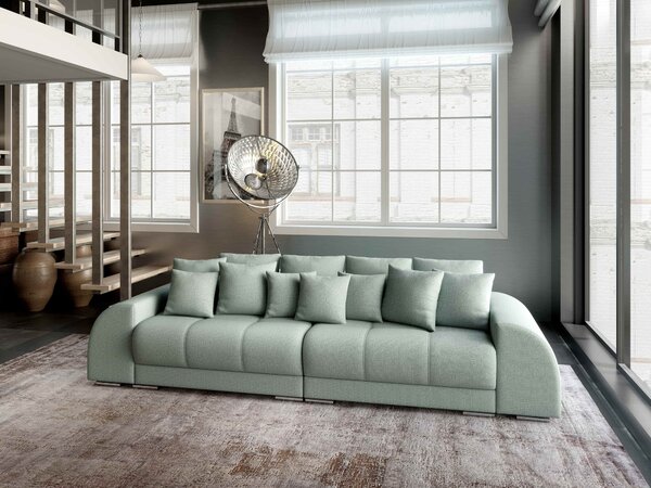 Canapea extensibilă dumonde cu 2 lăzi de depozitare Verona Enjoy Mint 310x120 cm