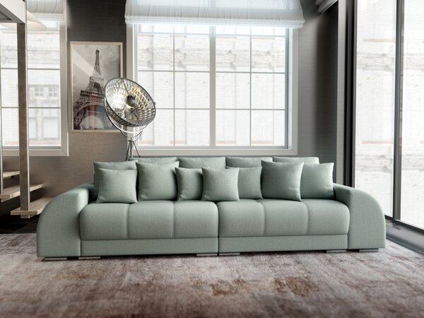 Canapea extensibilă dumonde cu 2 lăzi de depozitare Verona Enjoy Mint 310x120 cm