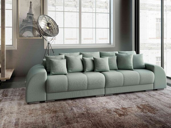 Canapea extensibilă dumonde cu 2 lăzi de depozitare Verona Enjoy Mint 310x120 cm