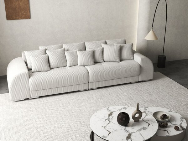 Canapea extensibilă dumonde cu 2 lăzi de depozitare Verona Zoom Cream 310x120 cm