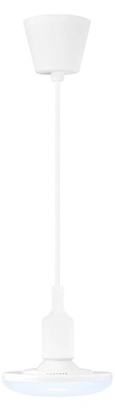 LED Lampa suspendata KIKI 1xE27/10W/230V alb
