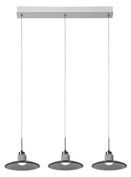 Lucide 32452/15/11 - Lampa suspendata LED COSMO 3xLED/5W/230V crom lucios