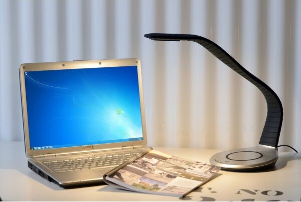 Lucide 18671/07/30 - Lampă de birou LED reglabilă ZOFT LED/7W/230V neagră