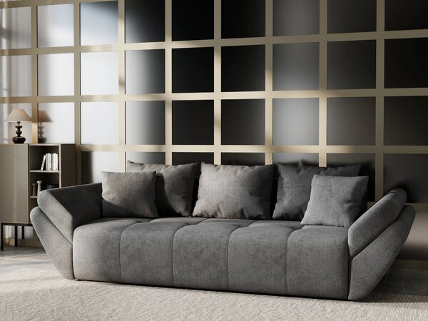 Canapea extensibilă dumonde cu ladă de depozitare Berlin Enjoy Kaki 250x100 cm