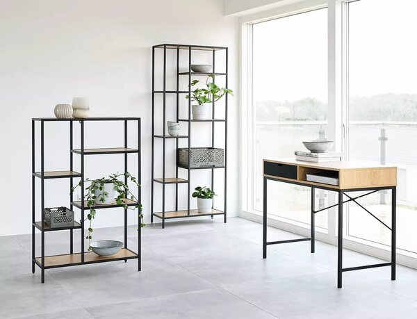 Birou cu blat în decor stejar B-027