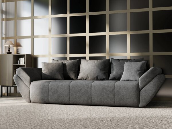 Canapea extensibilă dumonde cu ladă de depozitare Berlin Enjoy Kaki 250x100 cm