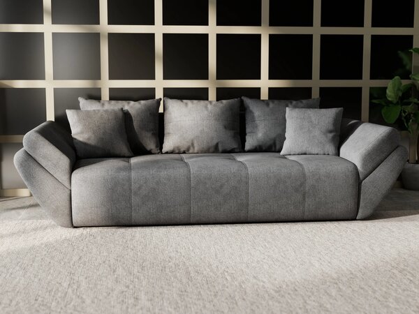 Canapea extensibilă dumonde cu ladă de depozitare Berlin Enjoy Kaki 250x100 cm