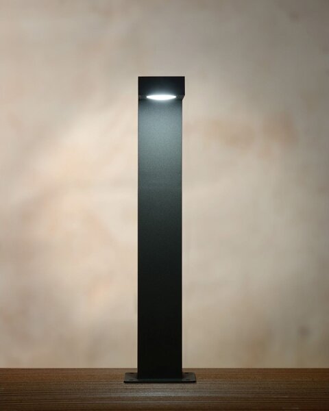 Lucide 28851/40/30 - LED lampa exterior TEXAS LED/8W/230V negru IP54 40 cm