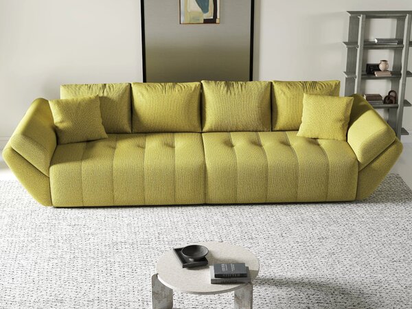 Canapea extensibilă dumonde cu ladă de depozitare Berlin Enjoy Green 300x100 cm