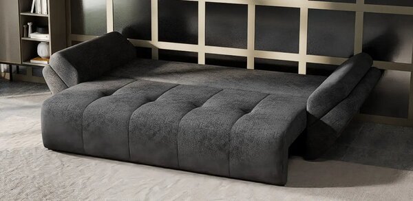 Canapea extensibilă dumonde cu ladă de depozitare Berlin Enjoy Kaki 250x100 cm