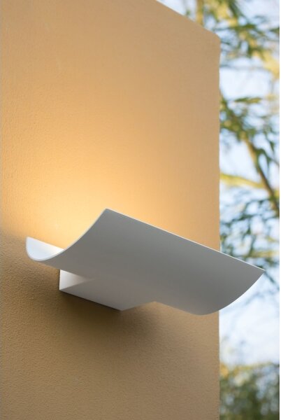 Lucide 27884/15/31 - LED aplica perete exterior DYVOR-LED LED/15W/230V alba