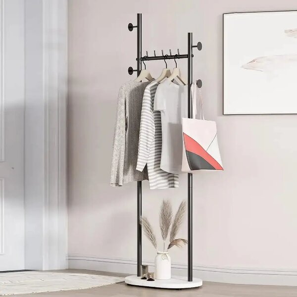 Cuier din metal ,culoare negru,170x58 cm