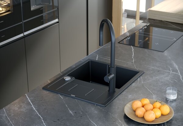 Quadron Morgan chiuveta graniteq 78x50 cm alb HB8224U1-BS_P2O
