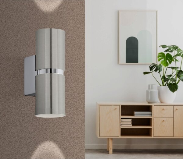 Eglo 96261 - LED Aplica perete PASSA 2xGU10/3.3W/230V rotund