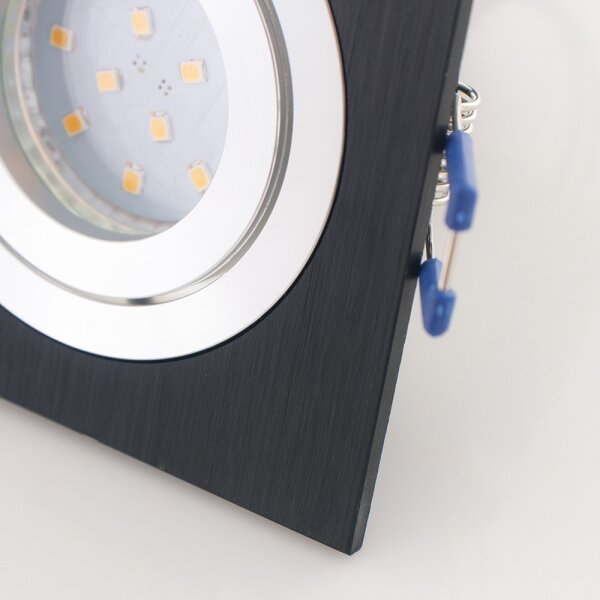 Eglo 96759 - LED Lampa incastrata TERNI 1 1xGU10/5W/230V negru