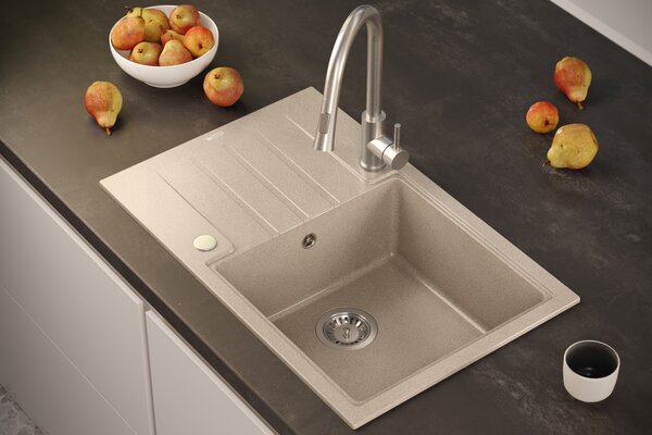 Quadron Peter chiuveta graniteq 78x50 cm negru HCQP7850BLM_PC