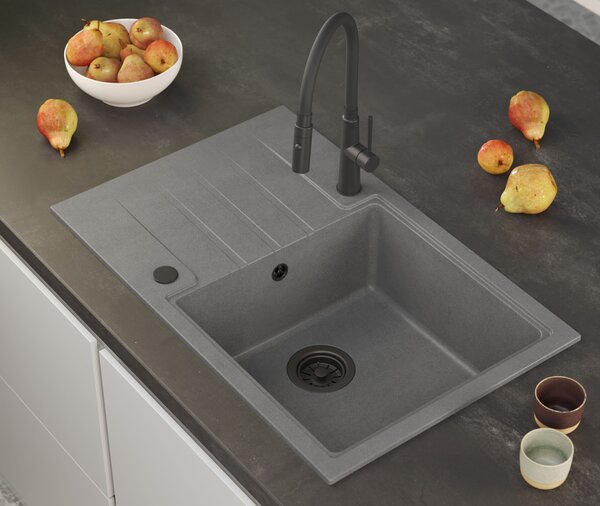 Quadron Peter chiuveta graniteq 78x50 cm negru HCQP7850BLM_PC