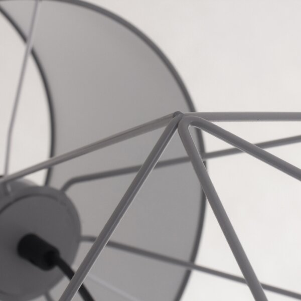 Lampa de masa BASKET 1xE27/60W/230V gri