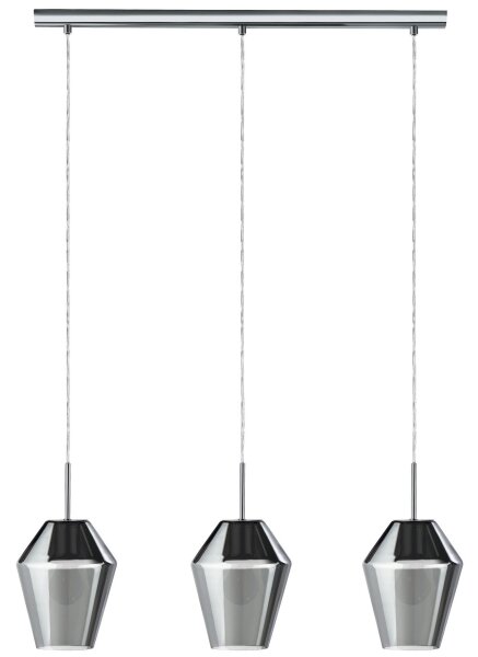 Eglo 96774 - Lustră suspendată pe cablu MURMILLO 3xE27/28W/230V