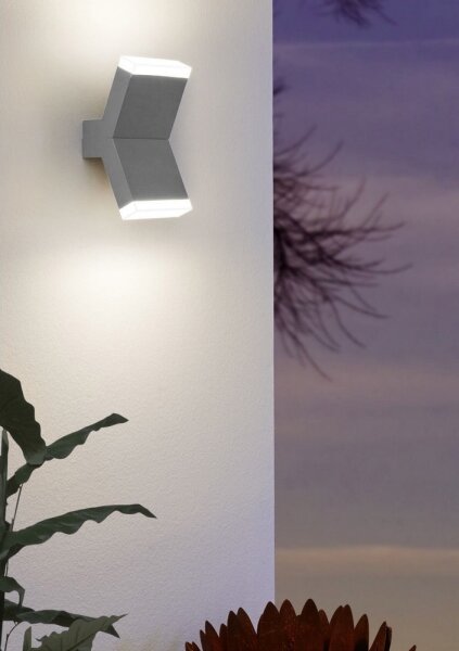 Eglo 96706 - LED Aplica perete CANTZO 2xLED/4W/230V gri