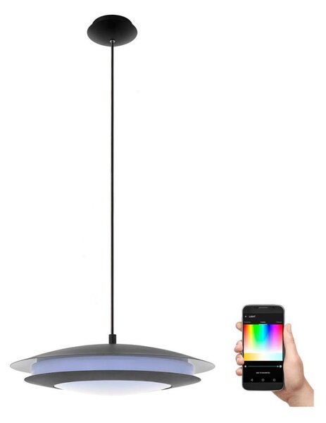 Eglo 96979 - Pendul LED RGB MONEVA-C, 27W, 230V