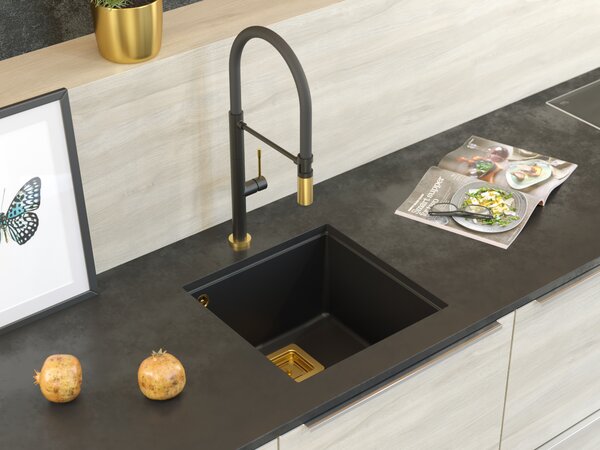 Quadron David cuvă suspendată 55x42 cm negru HQD5542U7-G1