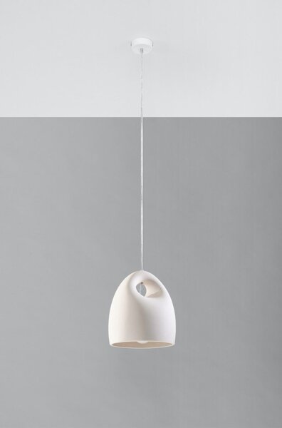 Sollux Lighting Bukano lampă suspendată 1x60 W alb SL.0842