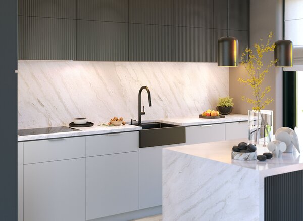Quadron Bill chiuveta graniteq 90x62 cm negru HCQB9062U8_BS