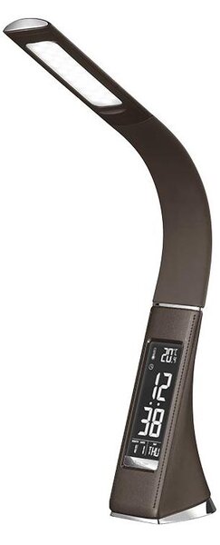 Solight WO46-H - LED lampa de masa dimmabila cu display LED/6W/230V maro