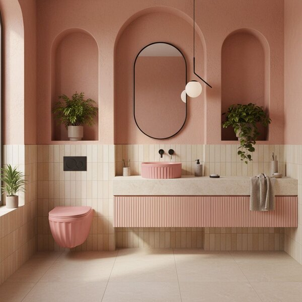 Lavoar pe blat DUO Sweet Pink Matt
